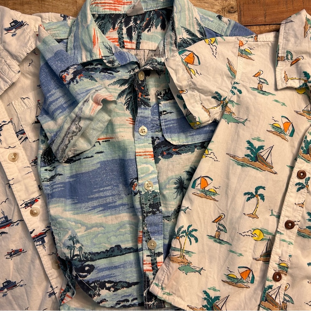 Boy’s summer time button ups